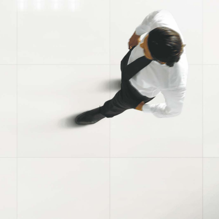 B&W BIANCO HIGH-GLOSSY SQUADRATO 120X120 Rektifizierte