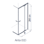 ANTA DX X FILO PLUS ECKE 2 TÜREN