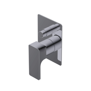 GLITTER EINHEBELMISCHER FÜR WANNE/DUSCHE ZUR UNTERPUTZMONTAGE MIT 2 AUSGÄNGEN - AUSSENTEIL