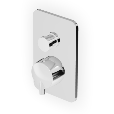 SIMPLY BEAUTIFUL EINGEBAUTER WANNE/DUSCHE EINHEBELMISCHER CHROM - AUSSENTEIL