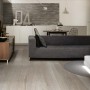 WOODEN TILE GRAY 20X120 Rektifizierte