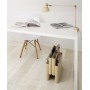 WOODEN TILE WHITE 20X120 STRUKTURIERT