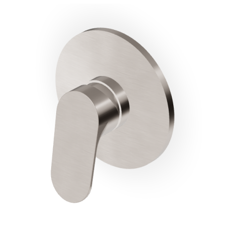 NIKKO EINHEBELMISCHER DUSCHE UNTERPUTZ NICKEL GEBÜRSTET - AUSSENTEIL