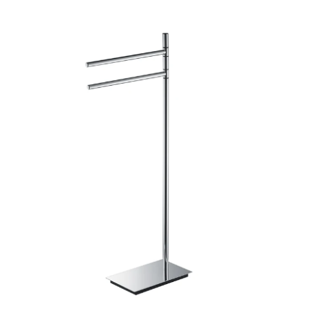 SQUARE STEHLAMPE MIT 2 HANDTUCHHALTERN