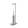 SQUARE STEHLAMPE MIT TOILETTENPAPIERHALTER UND BÜRSTENHALTER AUS ZIRKONIUM-MESSING