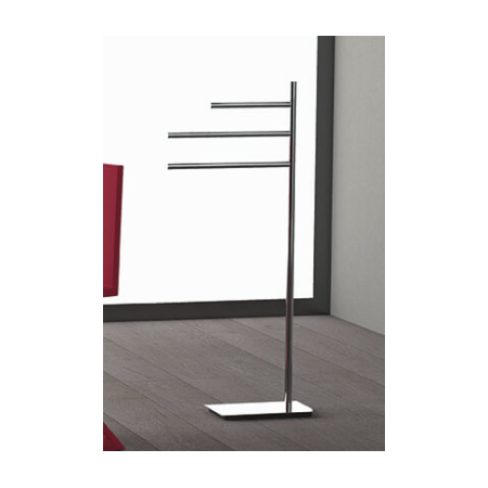 SQUARE STEHLAMPE MIT 3 HANDTUCHHALTERN