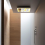 MODULA SOFFIONE A INCASSO A CONTROSOFFITTO 62X62CM MIT 3 WASSERSÄULEN