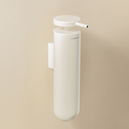 GEYSER WANDSPENDER IN SATINIERTEM WEISS