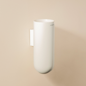 GEYSER WEIß SATINIERTER WAND-ZAHNBÜRSTENHALTER