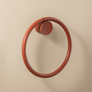 GEYSER HANDTUCHHALTER RING TERRACOTTA