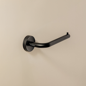 GEYSER SATINIERTES SCHWARZES TOILETTENPAPIERHALTER