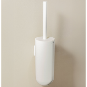 GEYSER WEIß SATINIERTES WAND-WC-BÜRSTENHALTER