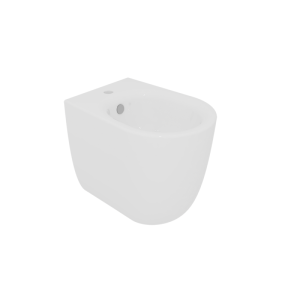 HIT BIDET AUF TERRA OHNE RAND GLÄNZEND WEISS
