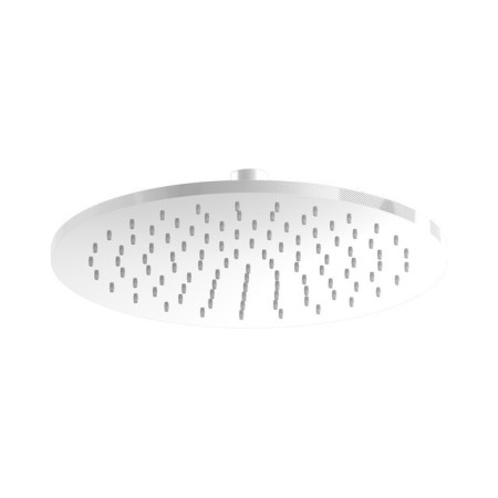 SOFFIONE RUND Ø25 cm GEBÜRSTETES NICKEL