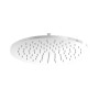 SOFFIONE RUND Ø25 cm GEBÜRSTETES NICKEL