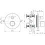 CERATHERM T100 THERMOSTATISCHE MISCHBATTERIE FÜR BADEWANNE/DUSCHE
