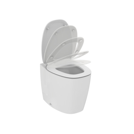 DEA WANDHÄNGENDES WC FILO MIT AQUABLADE UND SOFTCLOSE-SITZ, GLÄNZEND WEISS