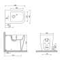 KUBO KIT FILO WAND BIDET+WC