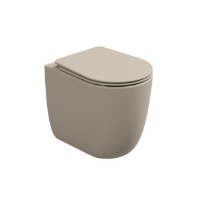 HIT VASE TERRA OHNE RAND SATINIERTES SAND