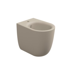 HIT BIDET AUF TERRA OHNE RAND SATINIERTES SAND