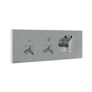 Watt - Termostatico Incasso 2 Uscite - Cromo