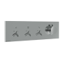 Watt - Termostatico Incasso 3 Uscite - Cromo