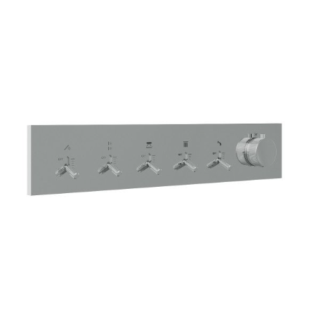 Watt - Termostatico Incasso 5 Uscite - Cromo