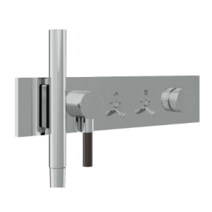 Watt - Miscelatore Monocomando 2 Uscite con doccetta - Cromo