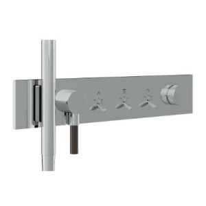 Watt - Miscelatore Monocomando 3 Uscite con doccetta - Cromo