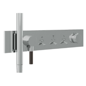 Watt - Termostatico Incasso 3 Uscite con doccetta- Cromo
