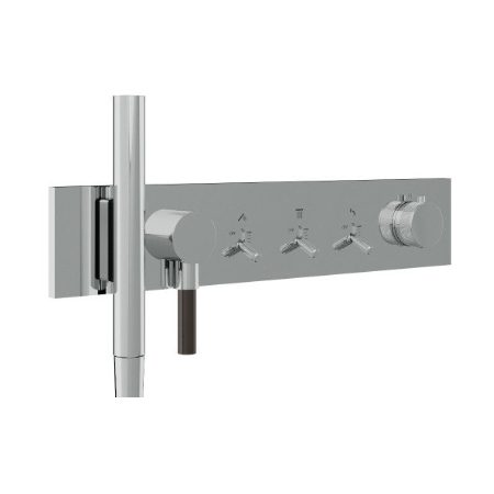 Watt - Termostatico Incasso 3 Uscite con doccetta- Cromo