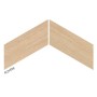 BRIDGE ROVERE CHEVRON 21,4x49,5 NATUR