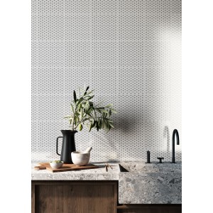 KINTSUGI JAPAN WHITE 20,13x20,13 GLÄNZEND Rektifizierte