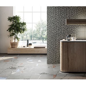 KINTSUGI JAPAN BLACK 20,13x20,13 GLÄNZEND Rektifizierte