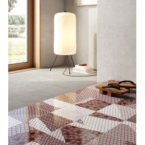 KINTSUGI JAPAN MIX RUST 20,13x20,13 GLÄNZEND Rektifizierte