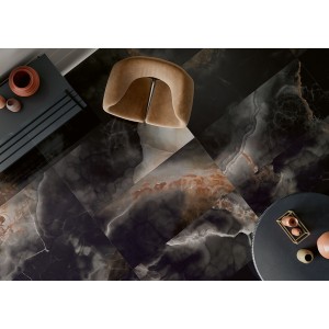 UNICA DEEP DARK 74x148 POLIERT Rektifizierte