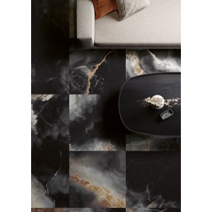 UNICA DEEP DARK 60x60 POLIERT Rektifizierte