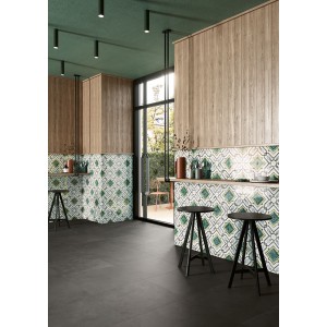 CEMENTINE SHINY _3 20X20 GLÄNZEND Rektifizierte