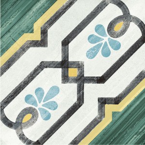 CEMENTINE SHINY _3 20X20 GLÄNZEND Rektifizierte