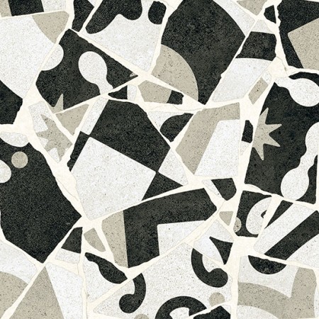 CEMENTNE COCCI B&W 20x20 NATUR Rektifizierte