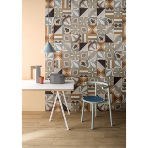 CEMENTINE BOHO MIX 20x20 NATUR Rektifizierte