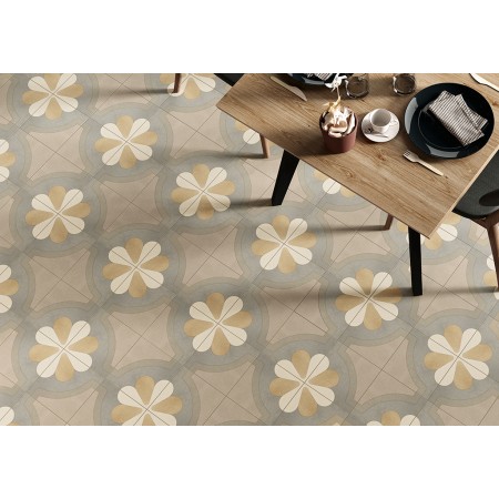CEMENTINE BOHO _2 20x20 NATUR Rektifizierte