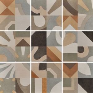 CEMENTINE BOHO MINI 20x20 NATUR Rektifizierte