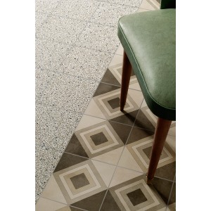 CEMENTINE RETRÓ BIANCO 20X20 NATUR Rektifizierte
