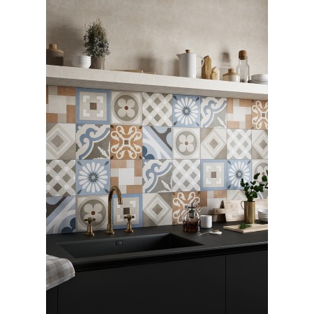 CEMENTINE RETRÓ DECO 20X20 NATUR Rektifizierte