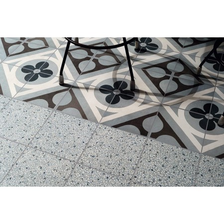 CEMENTINE RETRÓ AZZURRO 20X20 NATUR Rektifizierte
