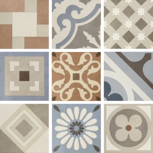 CEMENTINE RETRÓ DECO 20X20 NATUR Rektifizierte