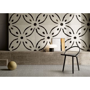 RIGGIOLE BIANCO DECO_2 90x90 NATUR Rektifizierte