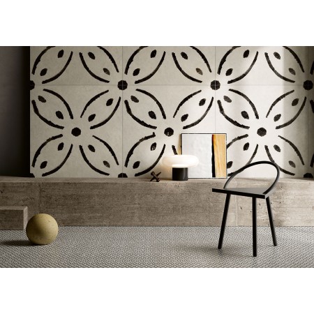 RIGGIOLE BIANCO DECO_2 90x90 NATUR Rektifizierte