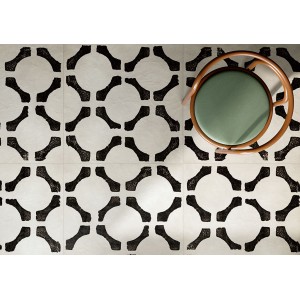 RIGGIOLE BIANCO DECO_4 90x90 NATUR Rektifizierte